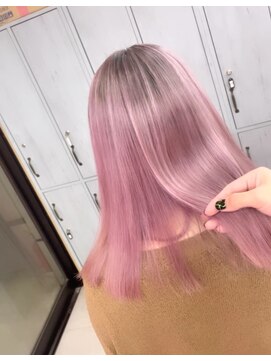 ミーナ バイ ワンズ 町田(mina by one's kyougoku) プリンにならないブリーチカラー