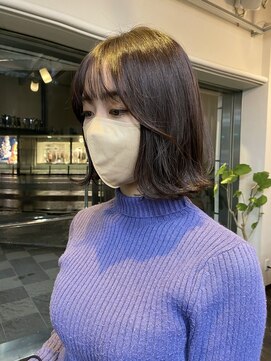 ヘアーサロン アウラ(hair salon aura) 【aura】韓国風ボブ/オルチャンヘア/顔まわりカット
