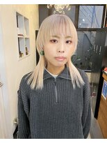 ステア メゾン(stir maison)&nbsp;マッシュウルフ/ホワイトベージュ/抜きっぱなし