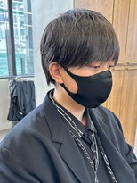 エルマーク(L-MARK) マッシュウルフメンズカットスパイラルパーマツイスパ波巻き