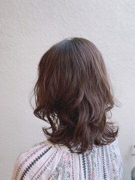 ユニックス UNIX 蕨店 【20代30代髪型】くびれゆるふわセミロング☆グレージュカラー