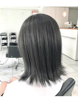 ブレンド 渋谷(BLend) 【Blend渋谷】大人気透明感グレーカラー　髪質改善