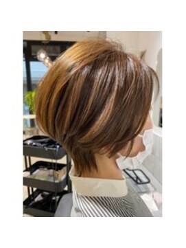 グラスバイネオリーブ 大倉山駅前店(grace by neolive) ショコラアッシュ/ショートボブ/大人ショート/お手入れ楽/大倉山