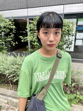 スワッグ(Swag) ミニボブのBlue Black♪