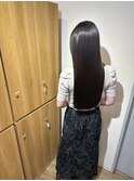 ダブルカラー/大人ボブ/黒髪スタイル/髪質改善/縮毛矯正