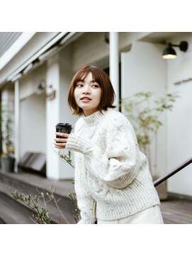 アルネ(arne) スリークボブ×透明感カラー/外ハネ【arne吉祥寺】