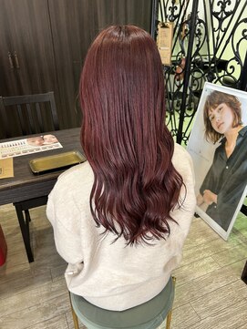 マイ ヘア デザイン 岡崎(MY hair design) 切りっぱなしボブ/エアリーロング/美髪/ピンクブラウン/岡崎