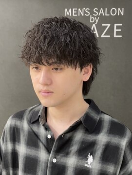 ブレイズ(BLAZE) 波巻きスパイラルパーマ×マッシュウルフ