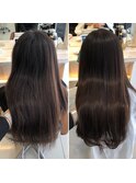 艶髪縮毛矯正Before/After