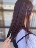 ブリーチ無しチェリーレッド♪