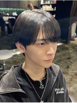 アドール(ADOR) #栄ダウンパーマ＃栄韓国メンズヘア＃シースルーマッシュ