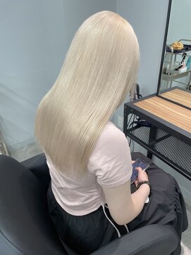 リンドトウキョウ(LINDO TOKYO) ハイトーン/大阪美容室/ミルクティーベージュ/ホワイトブロンド