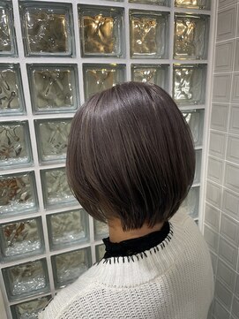 ボアップ 新居浜店(boappu) #グレーカラー#グレージュカラー#ダブルカラー