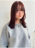 ◎韓国ヘアー顔周りレイヤー髪質改善おくれ毛前髪小新西区