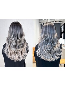 【カット+カラー+TR￥6600～】圧倒的なセンスと技術で魅せる、最先端デザインカラーはALBUMで[ブリーチ]