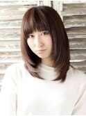 【国分寺】簡単スタイリングの毛先ワンカールストレートセミディ