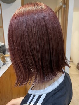 ネオリーブニコ 大井町店(Neolive Nico) 切りっぱなし×赤味ピンク