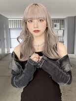 ジーナリア(Xena ria)&nbsp;《袴田》ワイドバング/ホワイトベージュ