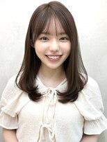 ミラリー トウキョウ(Mirareee Tokyo) 20代30代40代◎前髪パーマ韓国風巻きくすみベージュお団子ヘア