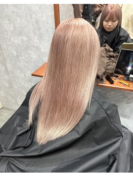 シールドヘアー 沖縄 新都心(C'LD Hair) ピンクベージュ/那覇美容室/おもろまち美容室