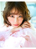 くるくるショートボブパーマ［新宿駅］