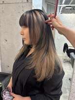 ラニヘアサロン(lani hair salon)&nbsp;インナーミルクティー/フェイスフレーミング/アンブレラカラー/