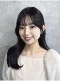 【韓国くびれレイヤー】黒髪/グレージュ/髪質改善/トレンド