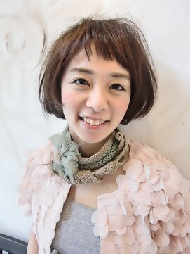 ブーケ(BOUQUET) 前髪短めのボブにチャレンジしたい