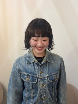 エフ ヘアーアンドリラクゼーション(F. hair & relaxation) Frenchbob黒髪