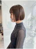 八尾で人気のある定番ボブ/ショート　【近鉄八尾】
