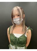 セクションカラー/ルーツカラー/ブリーチデザインカラー/ウルフ