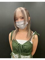 ヌル 神宮前店(Null)&nbsp;セクションカラー/ルーツカラー/ブリーチデザインカラー/ウルフ