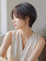 サンタフェ 日進岩崎台店(Santa'Fe)&nbsp;脱白髪染め/白髪ぼかしカラー/大人ボブ/ハンサムショート/4