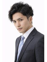 ブリリアント ヘアー ダイヤ(Brilliant Hair Dia) 30代メンズ向けフェザーパーマ|色気と清潔感のビジネスヘア
