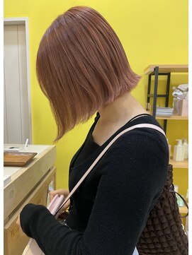 ナンバーセブン(N7) ボブ×ピンクベージュ