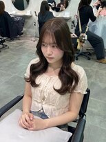 ジーニー 千葉(GENiE) 韓国くびれヘア/レイヤーカット/ベージュカラー/山本うらら