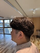 ケンジ 平塚 アネッタ(KENJE annetta) 刈り上げマッシュ ナチュラルパーマ