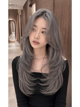 サロウィン 倉敷店(SALOWIN) レイヤーカット34/縮毛矯正/髪質改善/レイヤー/ボブ/顔周り/眉毛