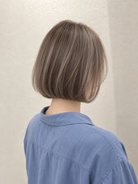 リノ 寺田町南口店(rino) 輪郭に沿う柔らかなショートボブ