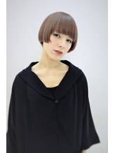 リュト(Lute) 切りっぱなしボブ × ピンクアッシュ
