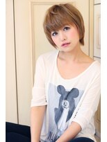 ヘア ルミナス バイ フォルテ(HAIR LUMINAS by FORTE)&nbsp;ヌーディーカラーで大人かわいい☆カジュアルショートヘア