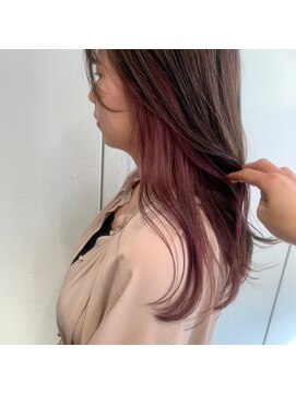 エミィ(emme) 【emme×笹川】インナーカラー×ロング