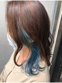 イヤリング×ターコイズブルー 【die-Schere Note】