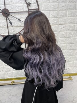 アンク クロス 吉祥寺店 ラベンダーグレー◎グラデーションstyle