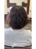 秋にふんわりパーマ