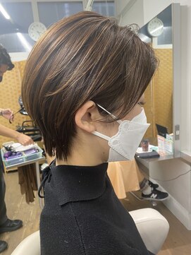 リーホリエ(Lee Horie) スッキリと女性らしいショートstyle◎