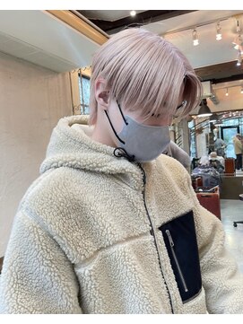 アットラブ バイ ベル(at'LAV by Belle) 【お客様ヘア】メンズ大人気！韓国風カルマヘア&ピンクベージュ