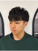 ツーブロックマッシュ就活ヘア