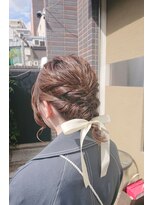 オラ ボーテ(Aura Beaute)&nbsp;リボンがかわいい☆ショートスタイル編みおろし