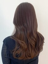 アイティーバイアルバム 松戸店(IT by ALBUM)&nbsp;ラベンダーブラウン_グレーベージュレイヤーロング_ba465062